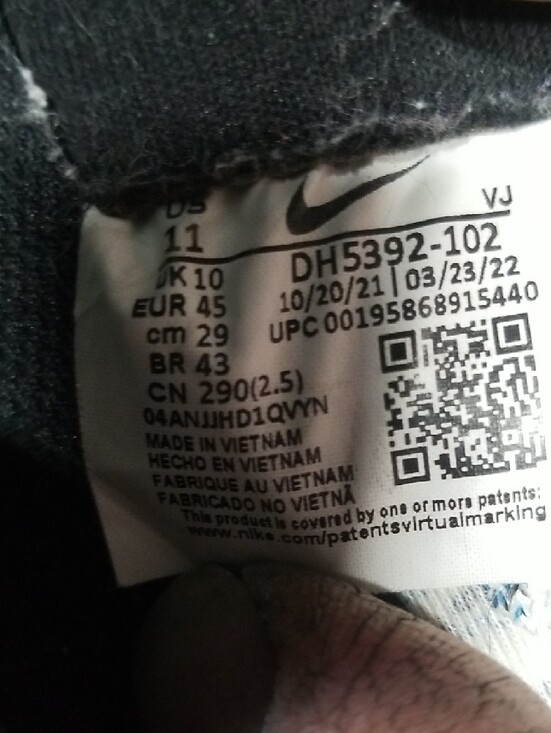 Mens 11 Nike React Infinity Run Flyknit 3 sneakers in the \